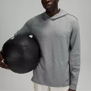 Men's Lululemon Textured Tech Hoodie Size S Rhino Grey Pullover